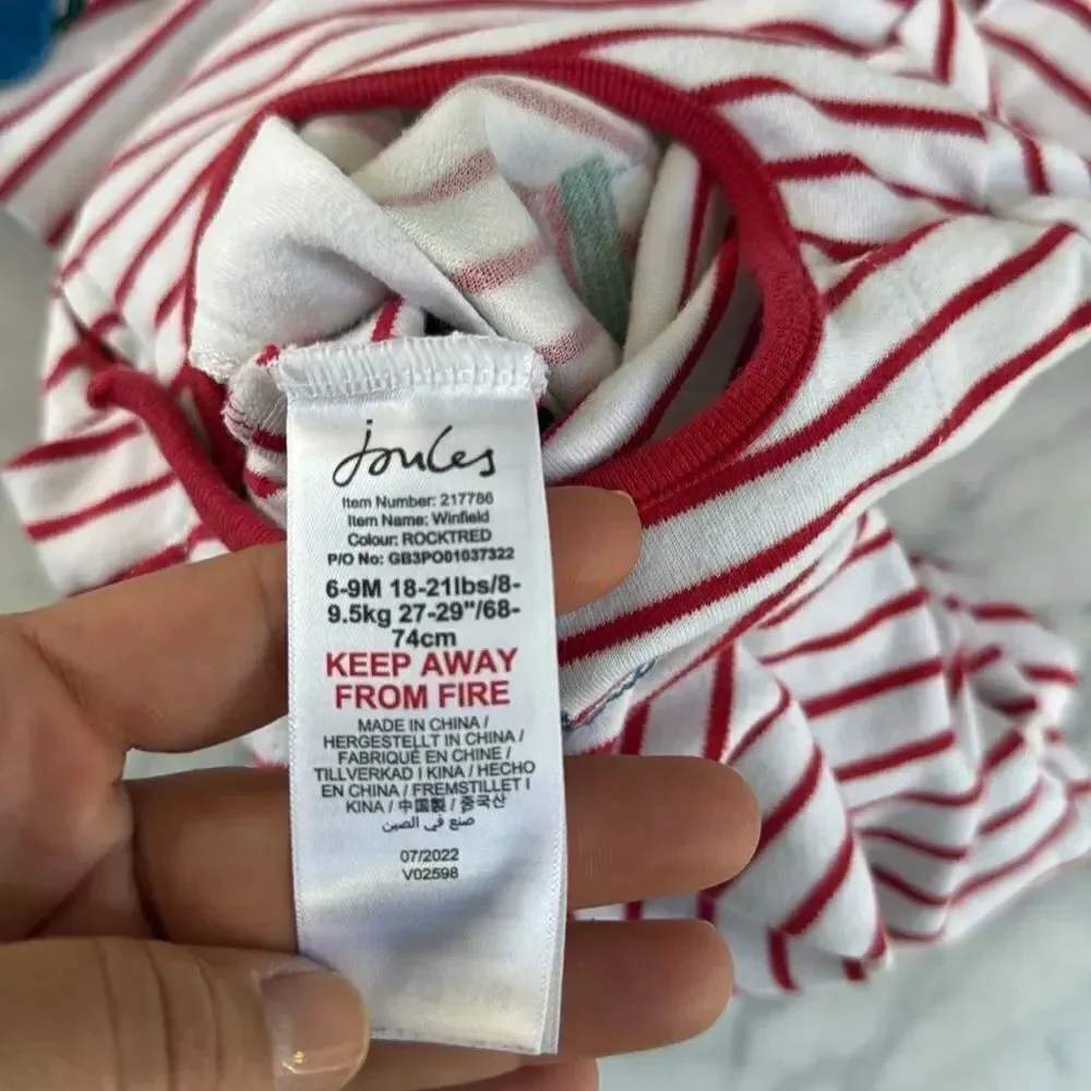 Joules Winfield Romper Rocket Planet Sz 6-9 Mo